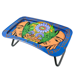 Bandeja de metal Sadhu C/ Pés De Apoio - Coleção Summer - Jardim Interior