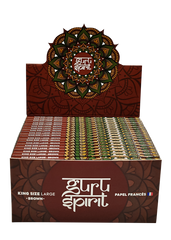 Caixa de Seda Guru Spirit King Size Brown Large