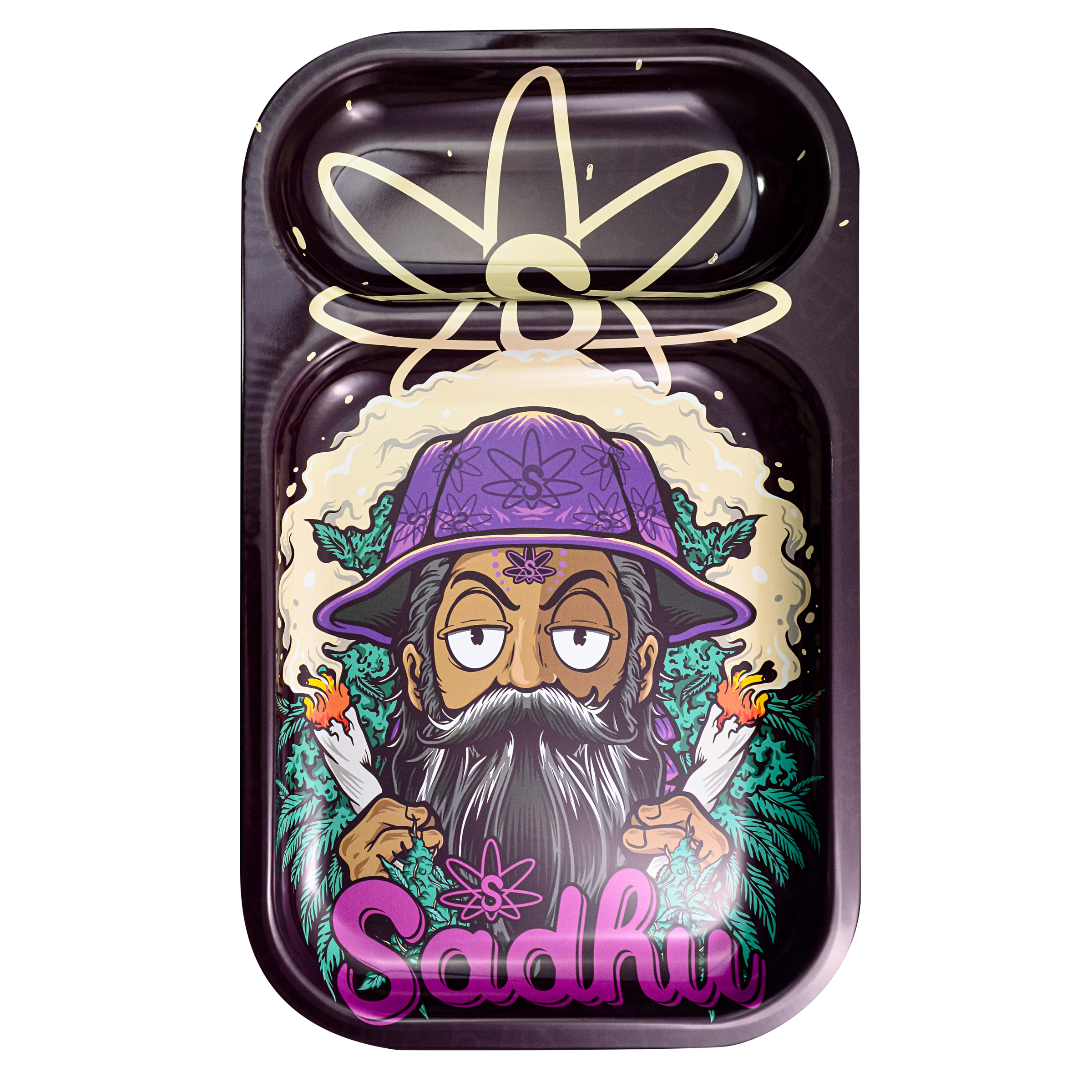 Bandeja Sadhu 2 Partes Coleção Holi Festival - Folhas Green