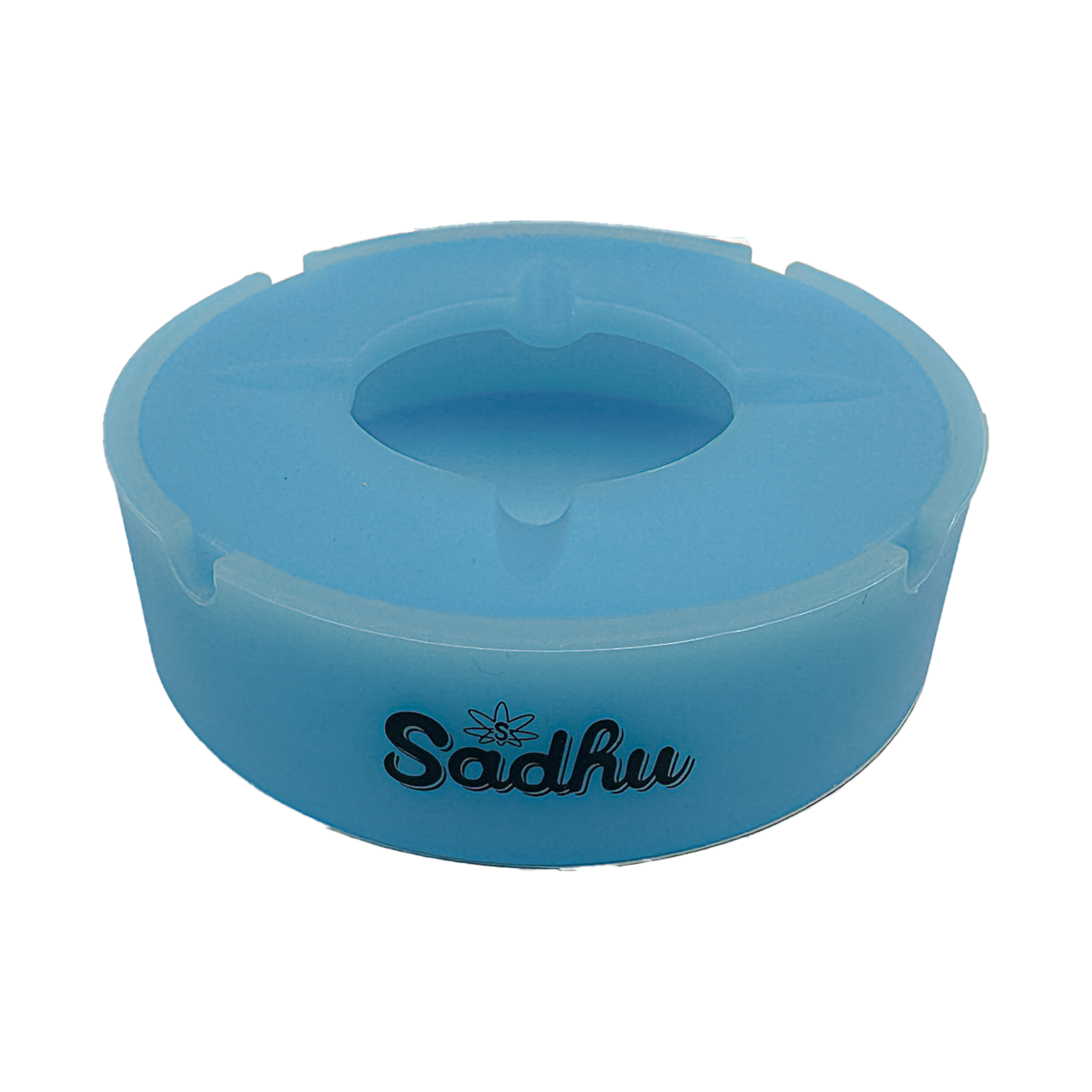 Cinzeiro de Silicone Sadhu Grande Neon C/ Tampa