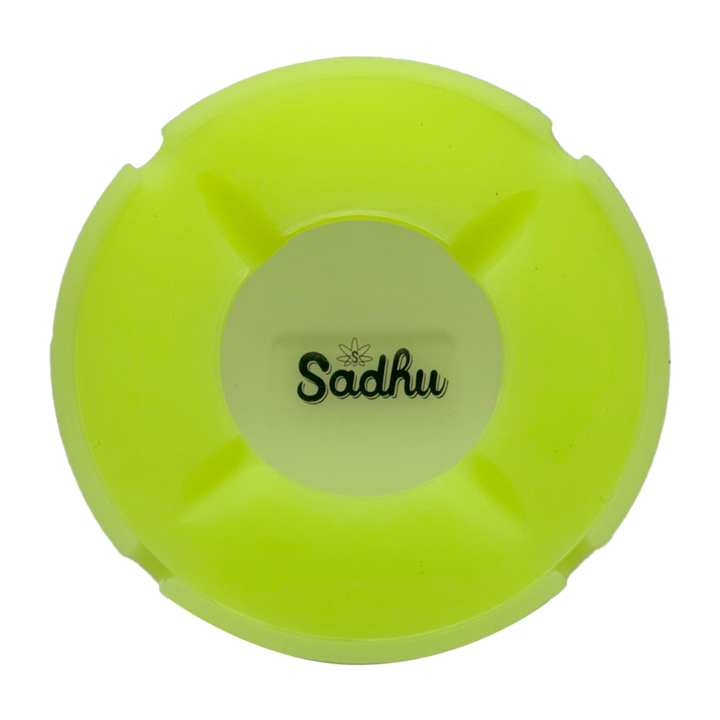 Cinzeiro de Silicone Sadhu Grande Neon C/ Tampa