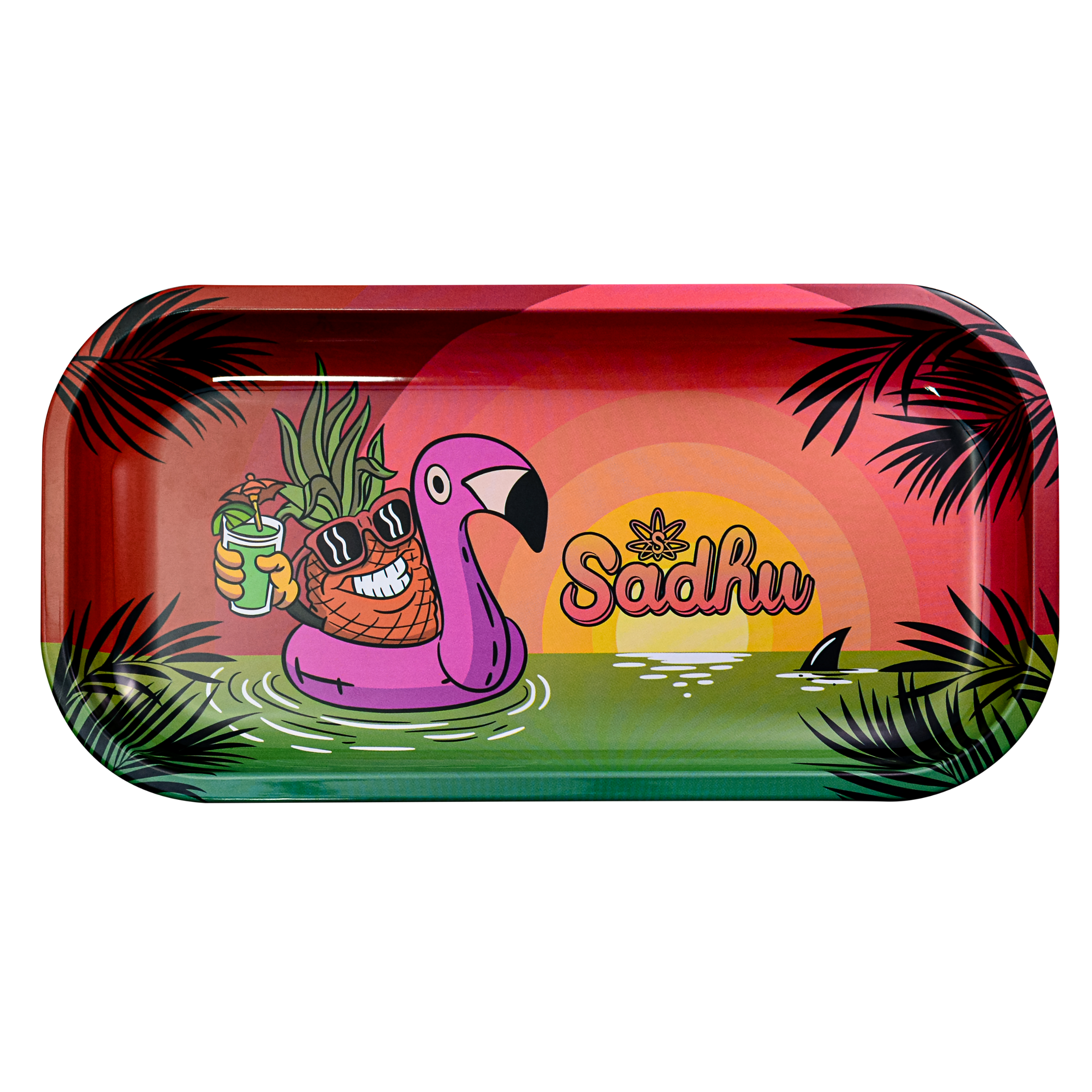 Bandeja Retangular Sadhu Coleção Summer - Pinneaple Beach