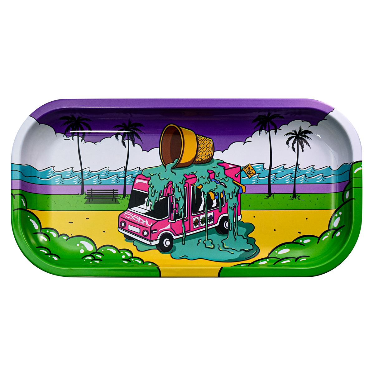 Bandeja Retangular Sadhu Coleção Summer - Carrinho De Sorvete