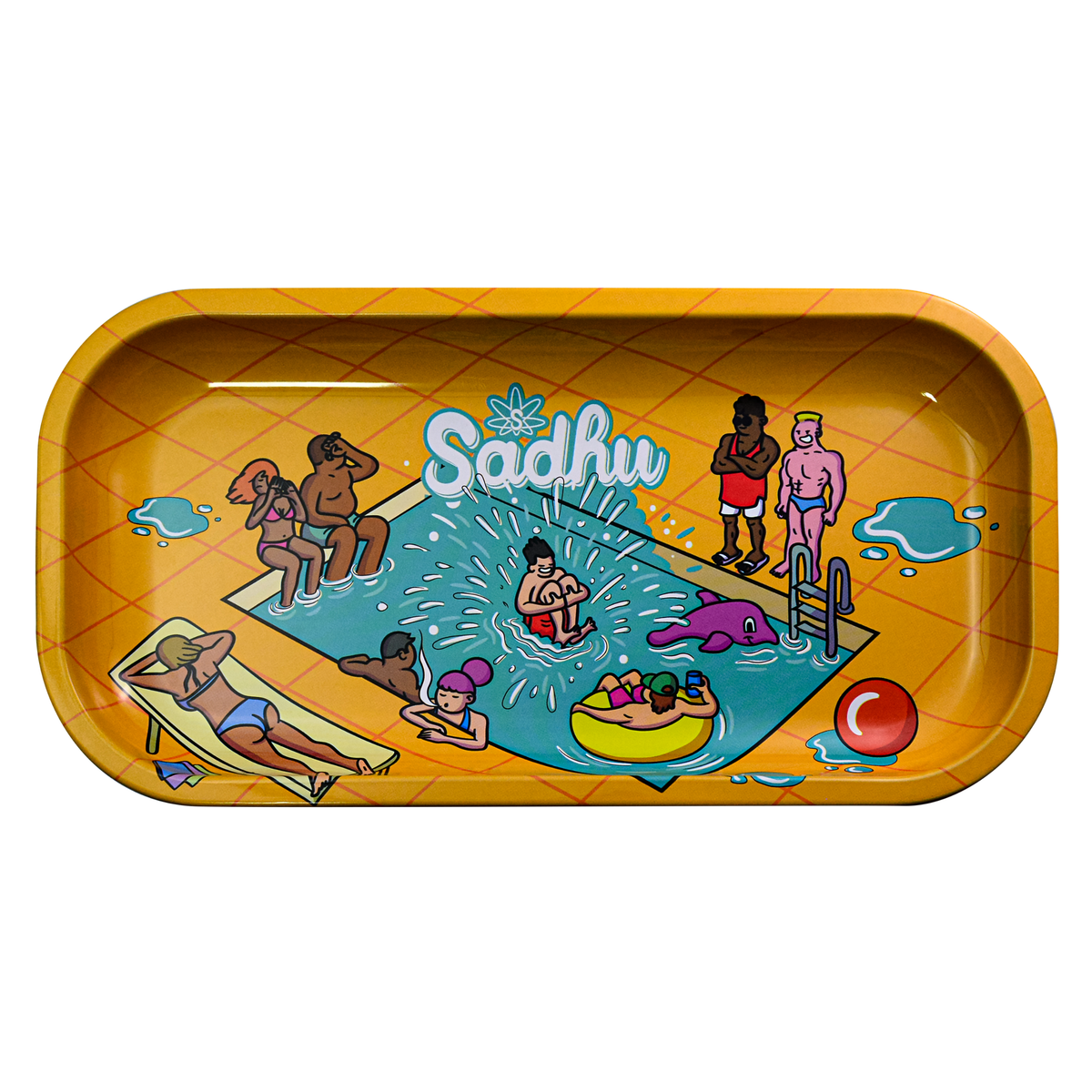 Bandeja Retangular Sadhu Coleção Summer - Salto Splash