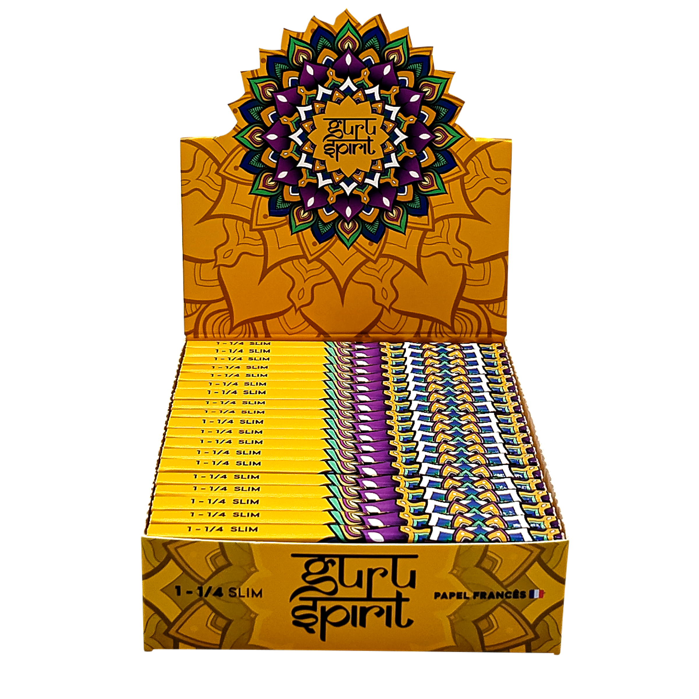 Caixa de Seda Guru Spirit 1 1/4 Slim