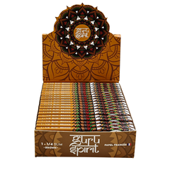 Caixa de Seda Guru Spirit 1 1/4 Brown Slim