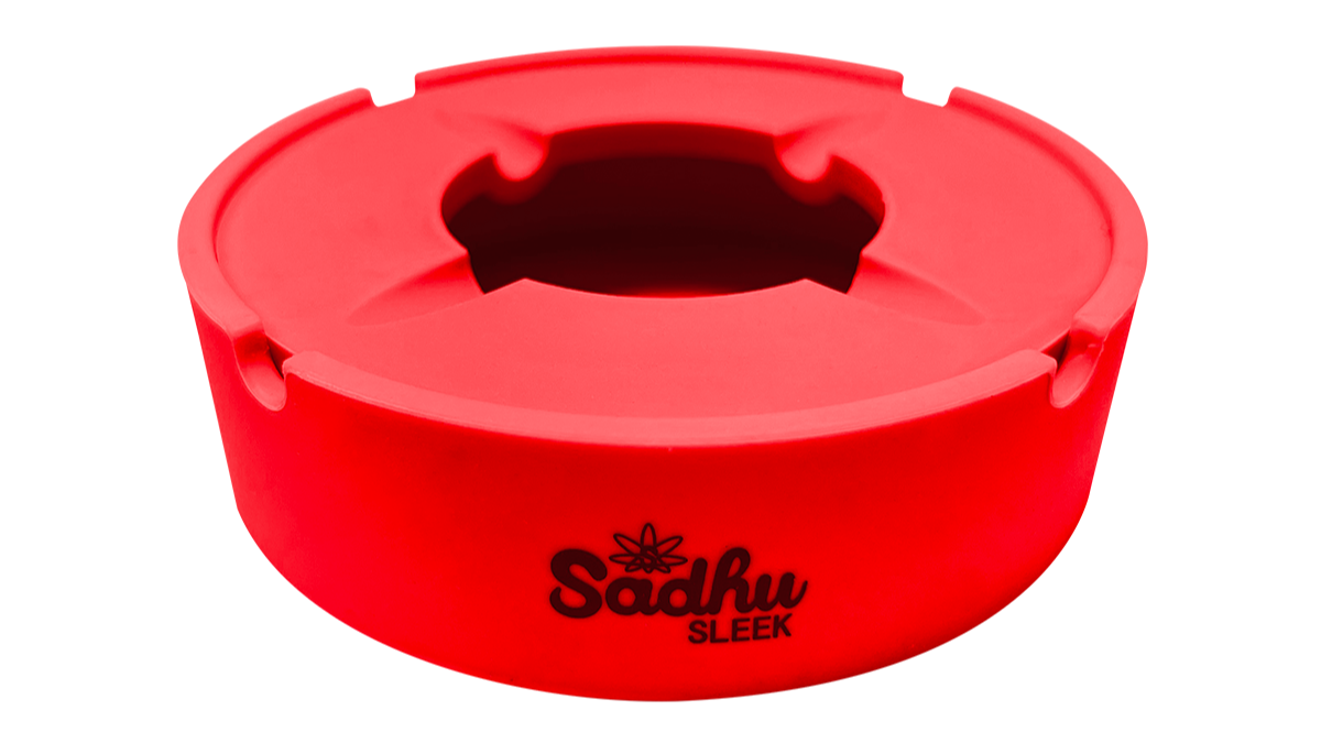 Cinzeiro de Silicone Sadhu Com Tampa