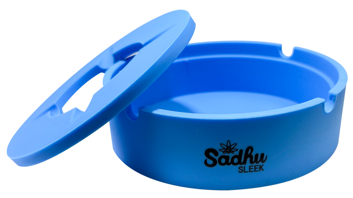 Cinzeiro de Silicone Sadhu Com Tampa