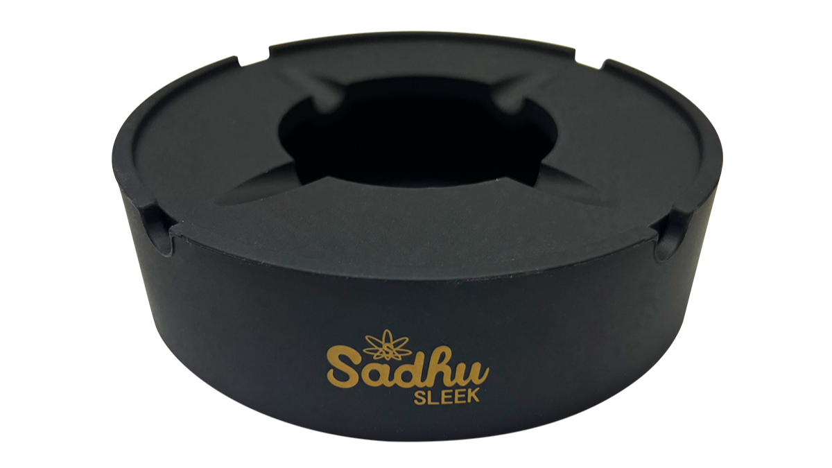 Cinzeiro de Silicone Sadhu Com Tampa