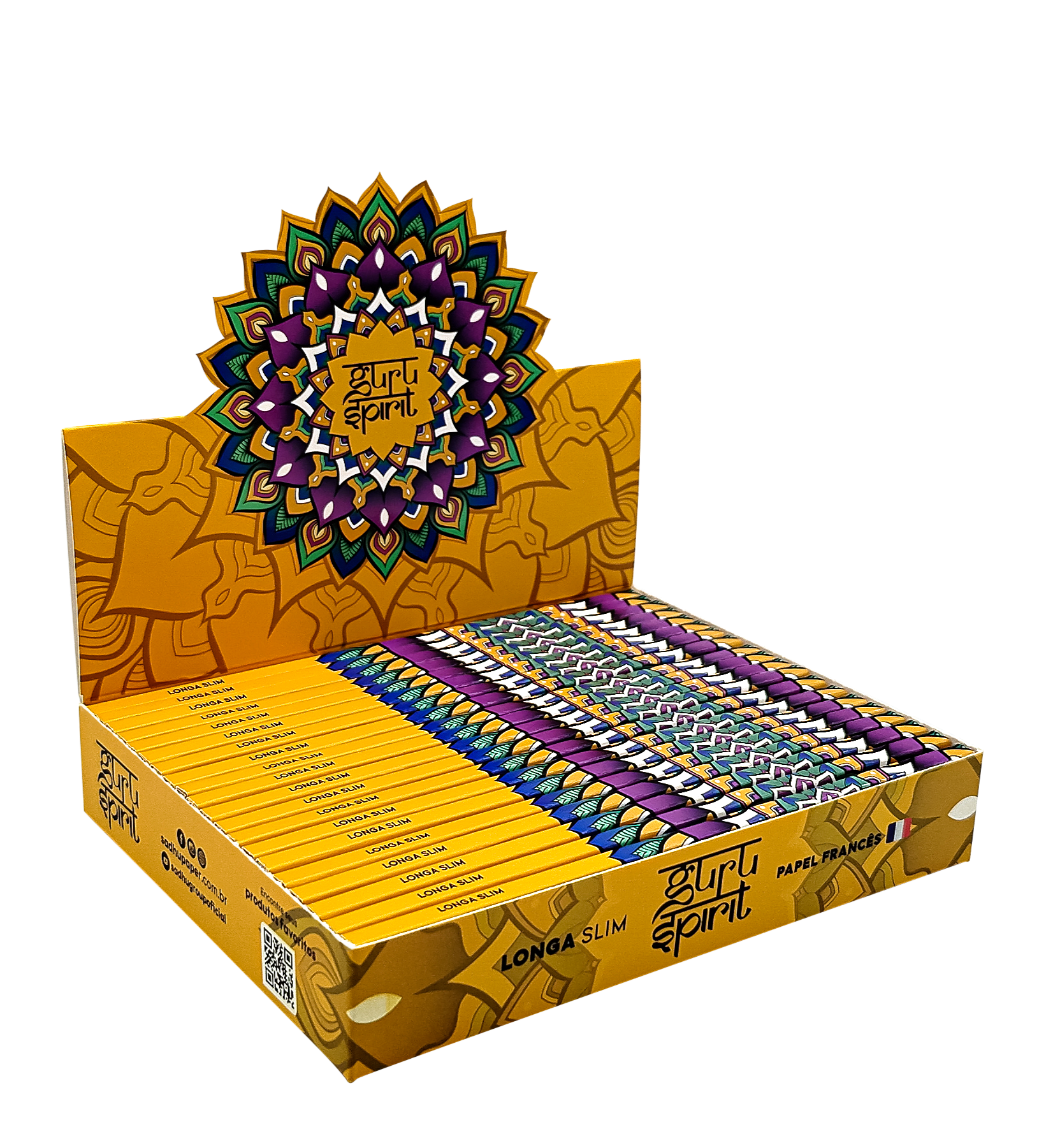 Caixa de Seda Guru Spirit Longa Slim