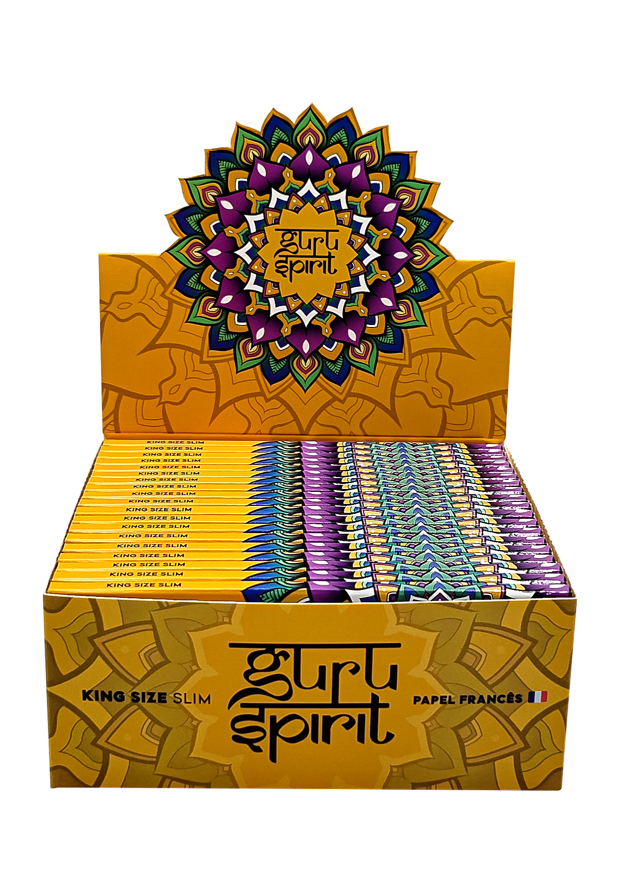 Caixa de Seda Guru Spirit King Size Slim