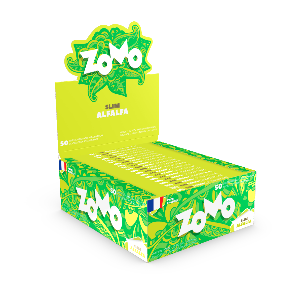 Caixa de Seda Zomo Alfalfa Slim