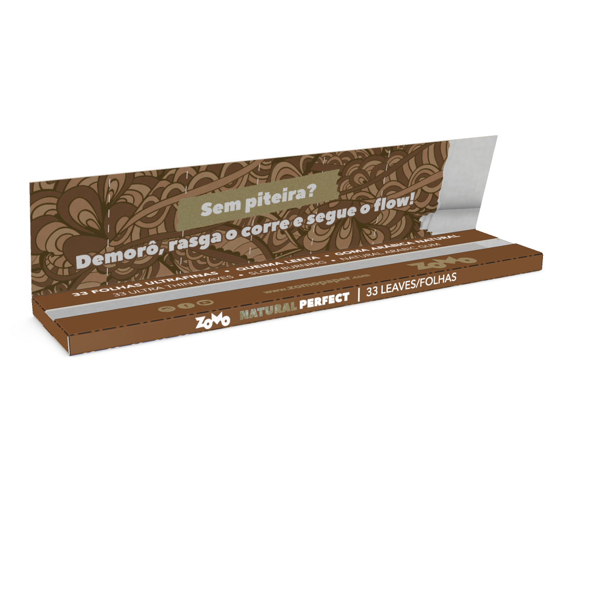 Caixa de Seda Zomo Natural Perfect